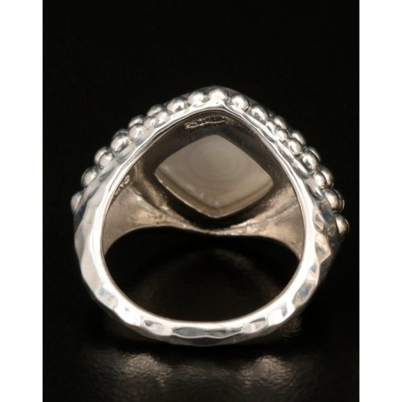 Michael Dawkins Sterling Silver Druzy Ring - Size 5.25 - Picture 5 of 8